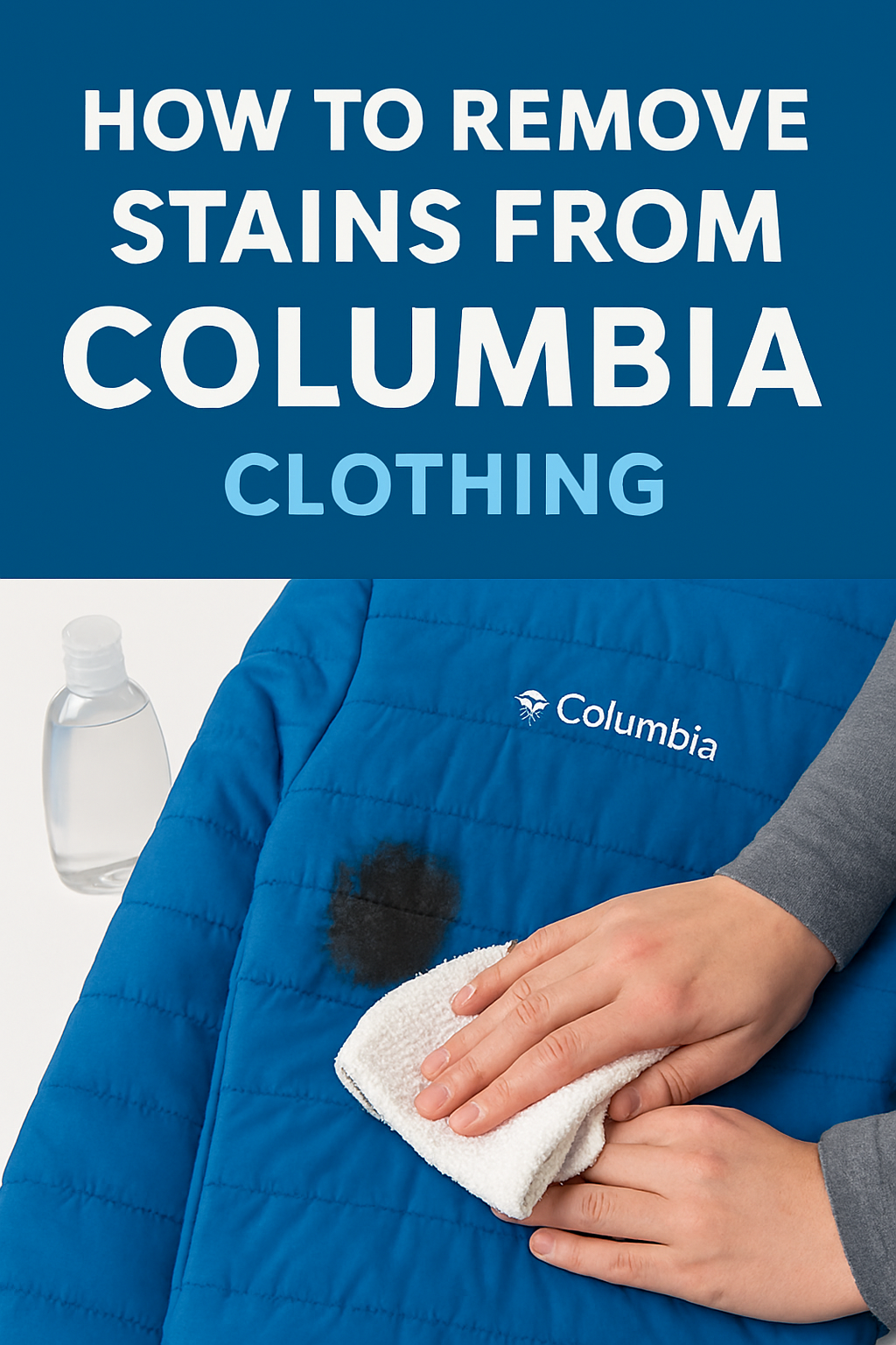 راهنمای رفع لکه از لباس های برند کولومبیا